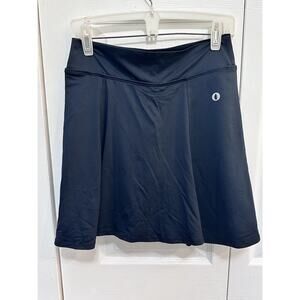 Dona Jo Women's Tennis Skirt Skort Size 2 Large Black Shorts Underneath